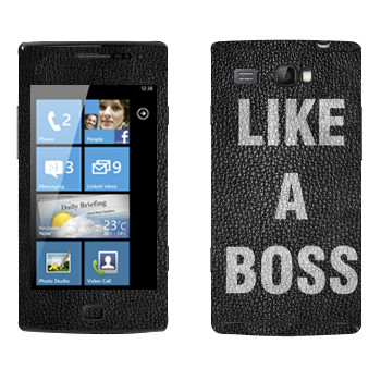   « Like A Boss»   Samsung Omnia W