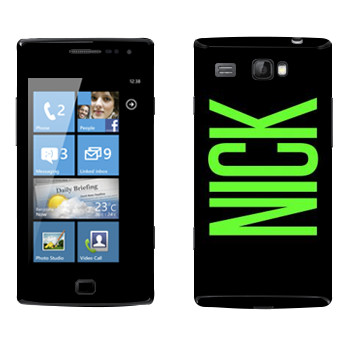   «Nick»   Samsung Omnia W