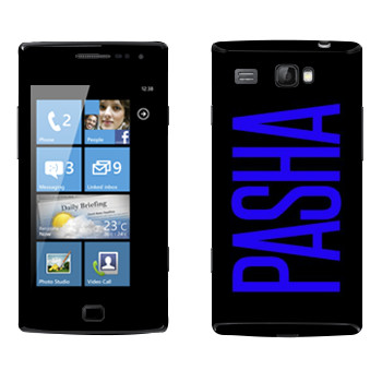   «Pasha»   Samsung Omnia W