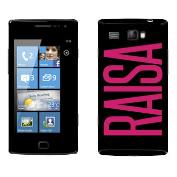   «Raisa»   Samsung Omnia W