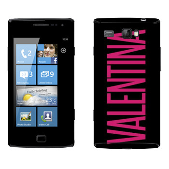   «Valentina»   Samsung Omnia W