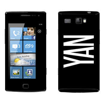   «Yan»   Samsung Omnia W