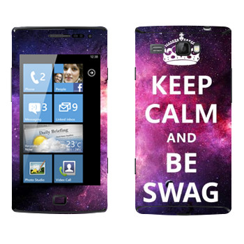   «Keep Calm and be SWAG»   Samsung Omnia W