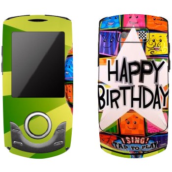   «  Happy birthday»   Samsung S3100