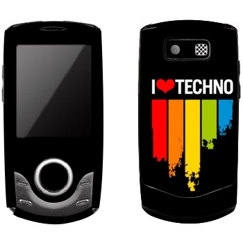   «I love techno»   Samsung S3100