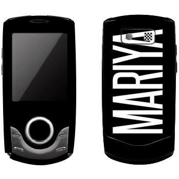   «Mariya»   Samsung S3100