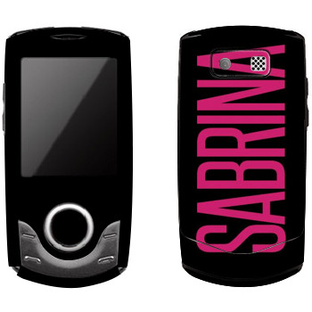   «Sabrina»   Samsung S3100