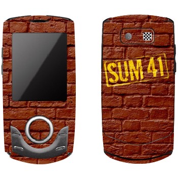   «- Sum 41»   Samsung S3100