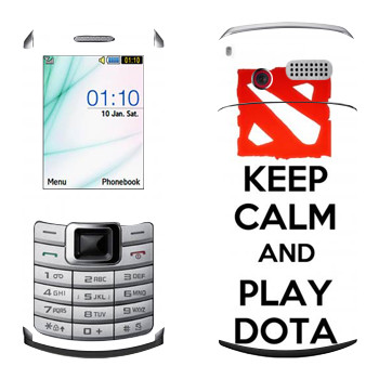   «Keep calm and Play DOTA»   Samsung S3310