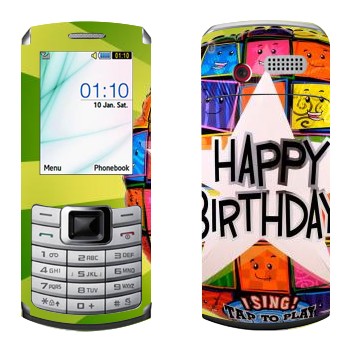   «  Happy birthday»   Samsung S3310