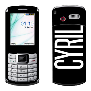   «Cyril»   Samsung S3310