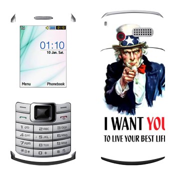   « : I want you!»   Samsung S3310