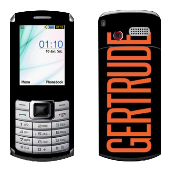   «Gertrude»   Samsung S3310