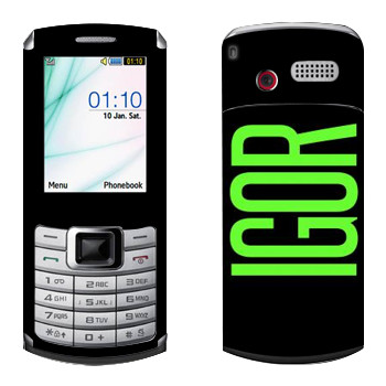   «Igor»   Samsung S3310