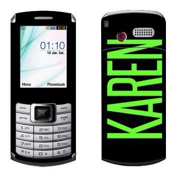   «Karen»   Samsung S3310