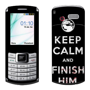   «Keep calm and Finish him Mortal Kombat»   Samsung S3310