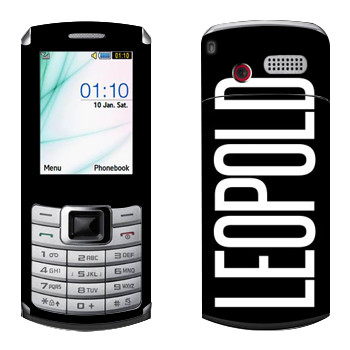   «Leopold»   Samsung S3310