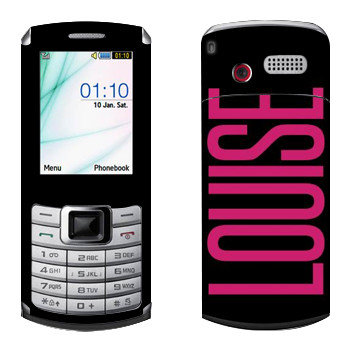   «Louise»   Samsung S3310