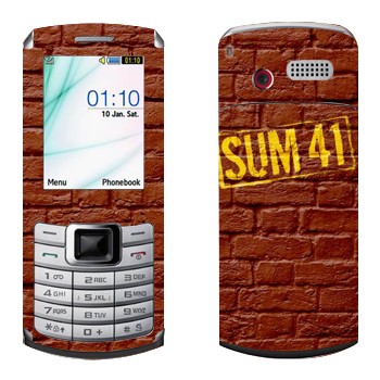   «- Sum 41»   Samsung S3310