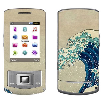   «The Great Wave off Kanagawa - by Hokusai»   Samsung S3500 Shark 3