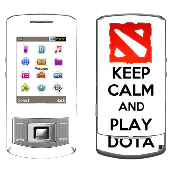   «Keep calm and Play DOTA»   Samsung S3500 Shark 3