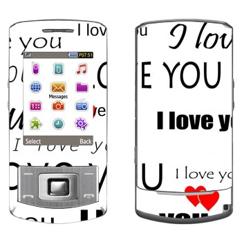   «I Love You -   »   Samsung S3500 Shark 3