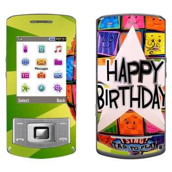   «  Happy birthday»   Samsung S3500 Shark 3