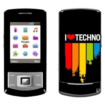   «I love techno»   Samsung S3500 Shark 3