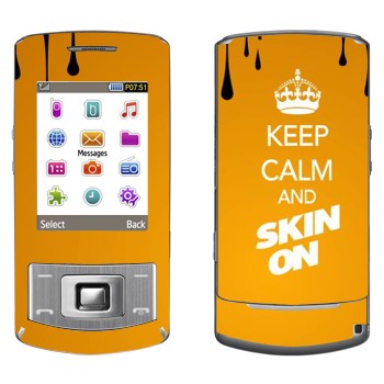   «Keep calm and Skinon»   Samsung S3500 Shark 3