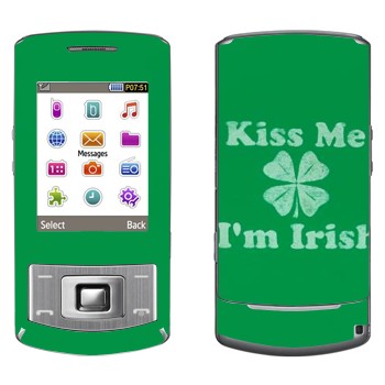   «Kiss me - I'm Irish»   Samsung S3500 Shark 3
