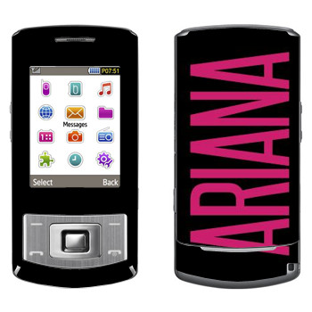   «Ariana»   Samsung S3500 Shark 3