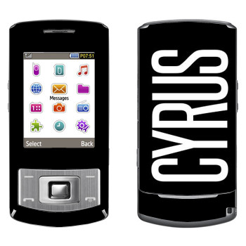   «Cyrus»   Samsung S3500 Shark 3
