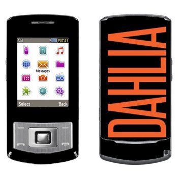   «Dahlia»   Samsung S3500 Shark 3