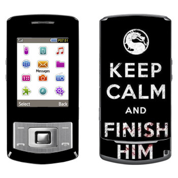   «Keep calm and Finish him Mortal Kombat»   Samsung S3500 Shark 3