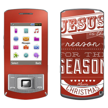   «Jesus is the reason for the season»   Samsung S3500 Shark 3