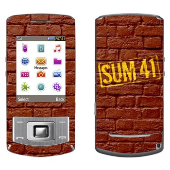   «- Sum 41»   Samsung S3500 Shark 3