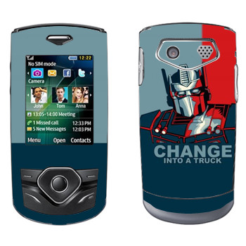   « : Change into a truck»   Samsung S3550