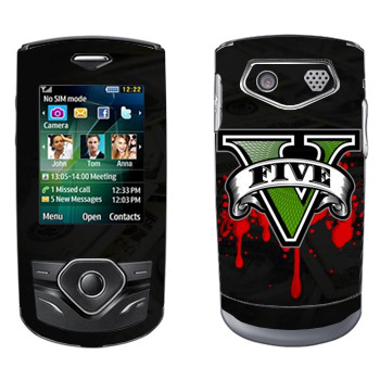   «GTA 5 - logo blood»   Samsung S3550