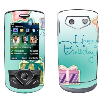   «Happy birthday»   Samsung S3550