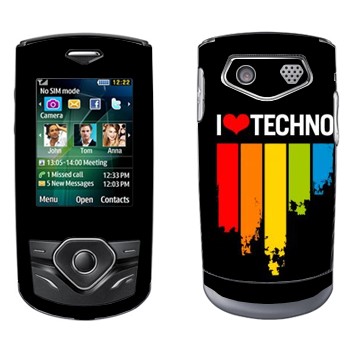   «I love techno»   Samsung S3550