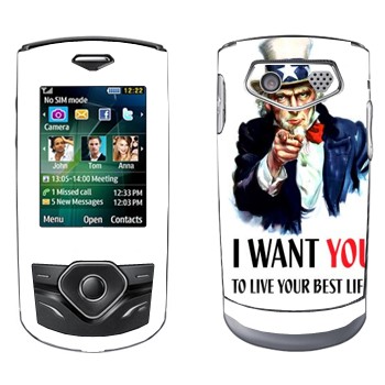   « : I want you!»   Samsung S3550