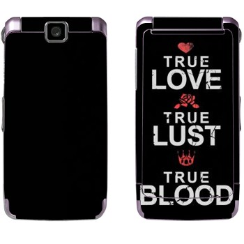   «True Love - True Lust - True Blood»   Samsung S3600