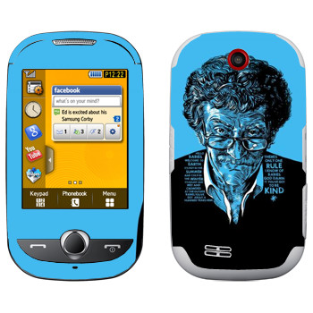   «Kurt Vonnegut : Got to be kind»   Samsung S3650 Corby