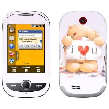  «  - I love You»   Samsung S3650 Corby