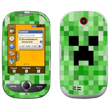   «Creeper face - Minecraft»   Samsung S3650 Corby