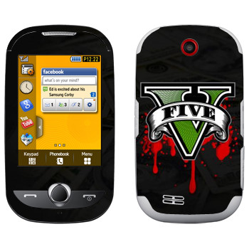   «GTA 5 - logo blood»   Samsung S3650 Corby