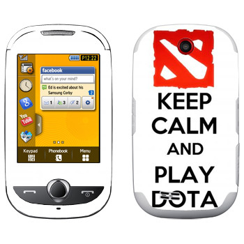   «Keep calm and Play DOTA»   Samsung S3650 Corby