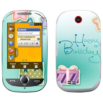   «Happy birthday»   Samsung S3650 Corby