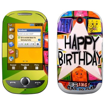   «  Happy birthday»   Samsung S3650 Corby