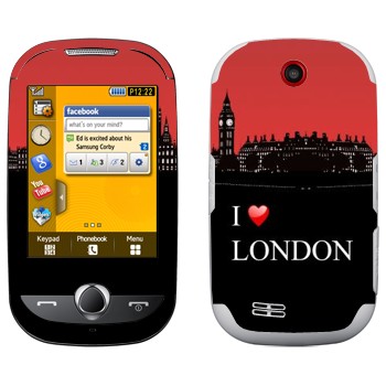   «I love London»   Samsung S3650 Corby